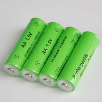 4PCS/daug 1,5 V AA 3000mah šarminės Baterijos Įkraunamos Baterijos 2100mah 1,5 V AAA Baterijos, Žibintuvėlis įkraunamas Akumuliatorius