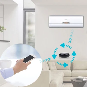 4PCS Tuya Smart WiFi ir SPINDULIŲ Nuotolinio valdymo pultelis Mini Išmaniųjų Namų Nuotolinio Valdymo Jungiklis TV, Oro Kondicionavimo Prietaisų Valdymas Balsu