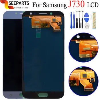 5.5 colių Samsung Galaxy J7 Pro 2017 J730 SM-J730F J730FMDS J730FDS J730GMDS LCD Ekranas+Touch Ekranas skaitmeninis keitiklis Asamblėja