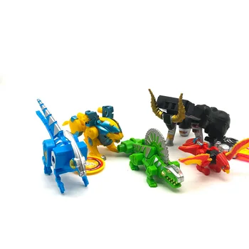 5 in 1 Asamblėjos Dinozords Transformacijos Dinozaurų Rangers Robotas figūrėlių, Vaikų Žaislai, Gimtadienio Dovanos Megazord