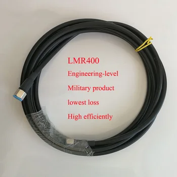 5 Metrų LMR400 kabelis RF, coaxial N male plug vyrų pratęsimo laido adapterio kabelį KSR LMR400 karinės kokybės 2vnt/daug