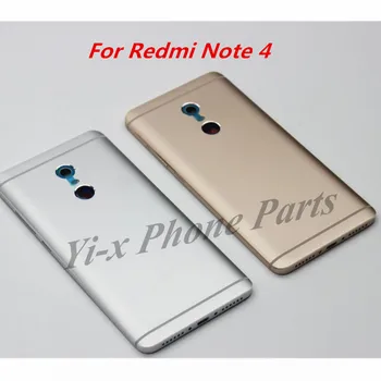5 Spalvų akumuliatoriui atsarginės Dalys, Metalo Galinio Baterijos Dangtelio Būsto Xiaomi Redmi Note4 Telefono Shell Redmi 4 Pastaba