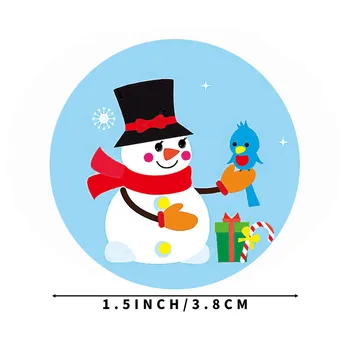 500pcs Kalėdų Saldainių Pakuotės-Dovanų Dėžės Lipdukas Dragee Cupcake Dėžutės Sausainių Maišelį, Kraft Popierius, Lipdukas, Šokolado Pakavimo Popierius