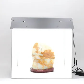 56cm 2 led šviesos fotografija šviesdėžės foto foto studija švieslentę lankstymo Softbox fotografia studija, pratybos, šaudymo palapinė Rinkinys