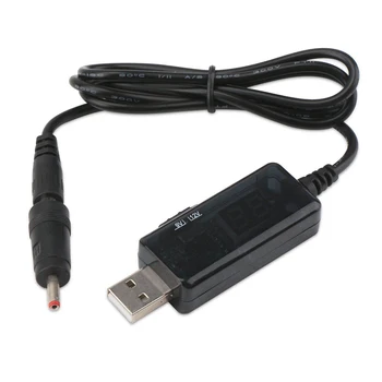 5V Prie 9V 12V Namų Elektros Tiekimo USB Stiprintuvas Praktinių Įtampos Step-up Konverteris LED Ekranas Adapterio Kabelį Patogus Įkrovimas