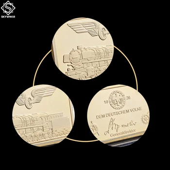 5VNT 1969-1974 vokietijos Prezidentas Willy Brandt Bundeskanzler 999/1000 Reichs Aukso Deutsche Erelio Kryžiaus tauriųjų metalų Baras