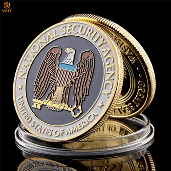 5VNT JAV Vašingtono.D.C Tautos Apsaugos Agentūra JAV, Aukso Karinė grėsmė Proginių Monetų Kolekcija