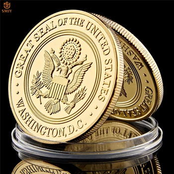 5VNT JAV Vašingtono.D.C Tautos Apsaugos Agentūra JAV, Aukso Karinė grėsmė Proginių Monetų Kolekcija