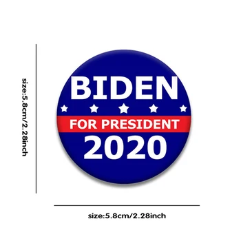 5VNT Joe Bidenas Kamala Harris Sagė Ženklelis Pinback Mygtuką Pin 2020 metų Amerikos Prezidento Rinkimų Kampaniją