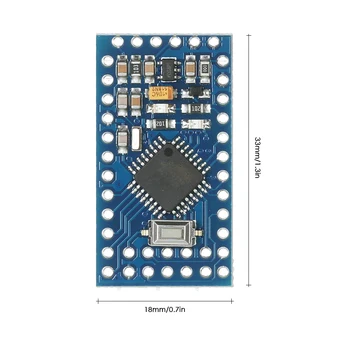 5vnt Pro Mini ATmega328P 5V 16MHz Mikro Valdiklio plokštės, Modulis Arduino su Pin Antraštes