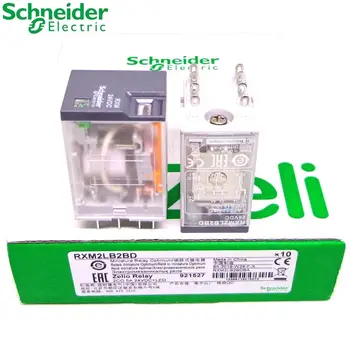 5VNT Schneider relay RXM2LB2BD RXM2LB2P7 RXM2LB2B7 RXZE1M2C 2CO 5A 24VDC 24VAC 230VAC visiškai naujas ir originalus Schneider relė