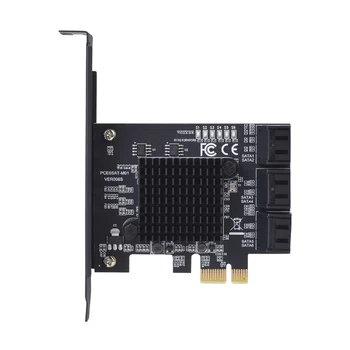 6/4 Port SATA III PCIe Card, PCIe SATA III Valdytojas Kortelė 6GB/s Vidinis Adapteris Keitiklis PCI SATA 3.0 Išplėtimo Plokštę Stove