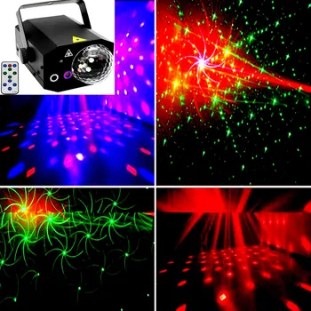 60in1 Modelio Poveikį Lazerio Šviesos DIODŲ Kristalų Magija Kamuolys Diskoteka RGB Projektoriaus Šalis, Apšvietimas DJ šviesos Efektą, Lazerių Šou