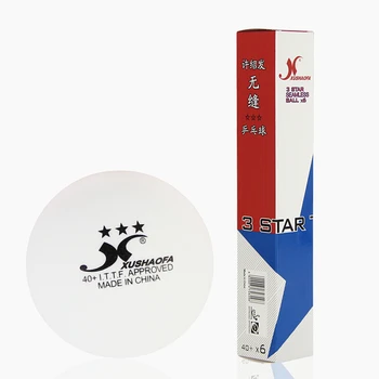 72 kamuolius XuShaoFa Stalo Teniso Kamuoliuką 3-Žvaigždučių 40+ XSF Besiūlių ITTF Patvirtintas Naujos Medžiagos, plastikiniai, Baltos spalvos poli Ping Pong Kamuolius