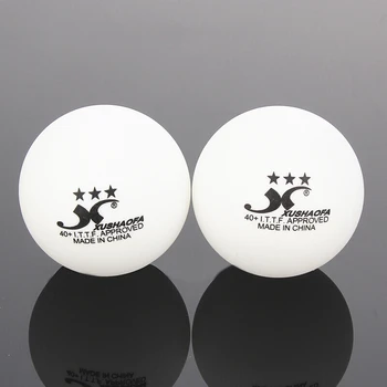 72 kamuolius XuShaoFa Stalo Teniso Kamuoliuką 3-Žvaigždučių 40+ XSF Besiūlių ITTF Patvirtintas Naujos Medžiagos, plastikiniai, Baltos spalvos poli Ping Pong Kamuolius
