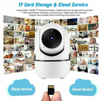 720P Home Security, IP Kamera, Dviejų krypčių Garso Belaidė Mini Kamera, Naktinio Matymo VAIZDO Kamera, WiFi Kūdikio stebėjimo Stebėjimo Kamerą