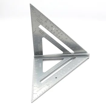 7Inch Aliuminio Lydinio stačiu Kampu Valdovas Goniometer Trikampio Matavimo Medienos apdirbimo Įrankis LB88