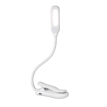 7LED Naktį ABS Stalas Skaitymo Šviesos 360 Laipsnių Lankstus USB Įkrovimo Knygos Lempos Įrašą Apie Mini Akių Priežiūra 3 Lygio Ryškumą