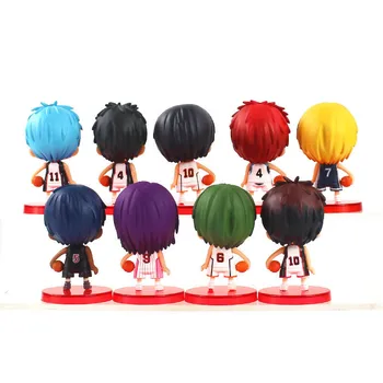 9Pcs/set japonų Anime Kuroko No Basket PVC Veiksmų Skaičius, Žaislų Kolekcijos Modelis Žaislas
