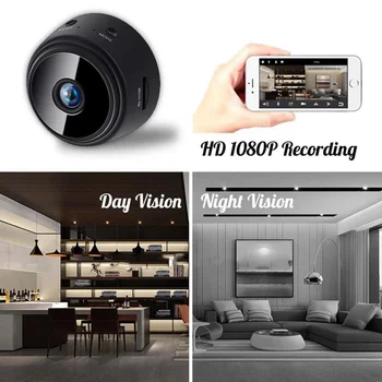 A9 HD 1080P Wi-fi IP Kamera, Mini Kameros APP Nuotolinio Valdymo Stebėti, Apsaugos Kameros, Stebėjimo Kamera Su Infraraudonųjų spindulių Naktinio Matymo