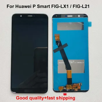 AAA, LCD 5.65 colių Huawei P Smart Visiškai LCD ekranas +Touch ekranas skaitmeninis keitiklis asamblėjos Huawei P Smart PAV-LX1 / PAV-L21
