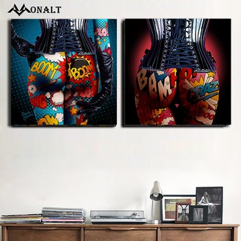 Abstraktusis menas, plakatas Moters kūno doodle Drobės Tapybos gyvenimo kambario sienos Paveikslas nuotrauką Šiaurės šalių Šiuolaikinio meno Dekoratyviniai Paveikslai