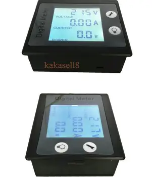 AC 80-260v 110v, 220v, Skaitmeninis LCD Elektros Skydas Metrų Stebėti Energijos Voltmeter Ammeter vatmetrą voltmetras