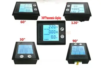 AC 80-260v 110v, 220v, Skaitmeninis LCD Elektros Skydas Metrų Stebėti Energijos Voltmeter Ammeter vatmetrą voltmetras