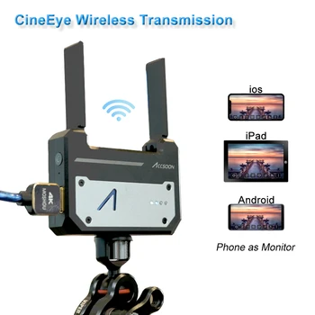 Accsoon CineEye Mini Belaidės Vaizdo Siųstuvas 5G HDMI Belaidžio Vaizdo Perdavimo Įtaisas Andriod Telefono IOS 