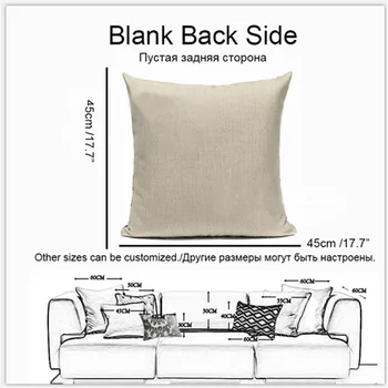 Actekų pav pagalvėlė padengti čekijos namų puošybai mados modelis lino spausdinti pagalvę 45x45cm sofa-lova, kėdės apdaila
