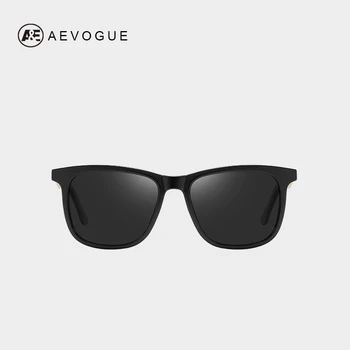 AEVOGUE Poliarizuoti Akiniai nuo saulės Moterims Lydinio Šventykla Kvadratinių Saulės Akiniai Originalus prekių Dizaineris Gafas Oculos De Sol UV400 AE0636