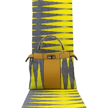 Afrikos vaškas maišelį nustatyti rungtynės 6 metrų nekilnojamojo vaškas audinio,korpuso dizaino, moterų vaškas rankinės