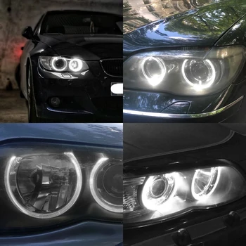 AILEO H8 LED H11 H9 Angel Eyes Halo Žiedas Lemputė HID Xenon 6000K BMW E92 E60 E61 E63 X5 E70 