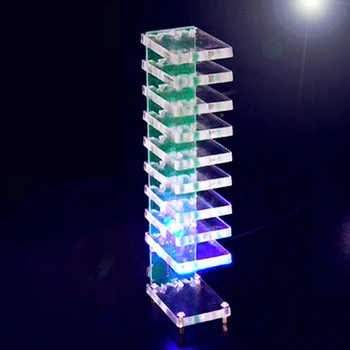 AIYIMA 10 Lygio VU Meter Profesionalios Elektroninės Kristalų Skiltyje Šviesos diodų (LED) 