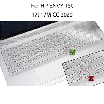 Aišku, TPU Klaviatūros Apima HP ENVY 15t 17t 17 CG 2020 Nešiojamieji kompiuteriai, 17-CG000 17M-CG0013DX kino odos raštas stabdžių dulkių naujas