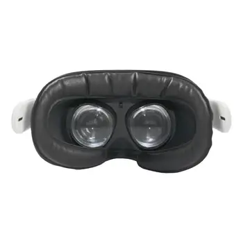 Akių Kaukė Padengti Oculus Quest 2 VR Ausines Minkštos PU Odos, Veido Putos Akių Kaukė Padas Kvėpuojantis Šviesos Blokavimas Pagalvėlė Padengti