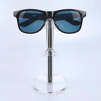 Akrilo juodi akiniai nuo saulės laikiklis laikymo akiniai display rack akinius stovėti papuošalų organizatorius priedai rodyti atveju custom