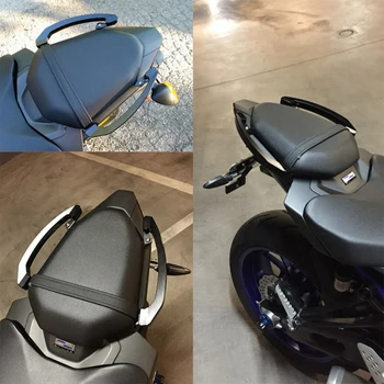 Aliuminio Lydinys Motociklo Galinės Sėdynės Keleivio Sėdynėje Grip Rankena Nustatyti, Pakeisti YAMAHA MT-07 FZ07