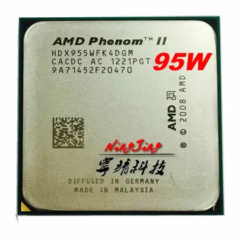 AMD Phenom II X4 955 3.2 GHz, 95w Keturių Branduolių CPU Procesorius HDX955WFK4DGM/HDX955WFK4DGI Socket AM3