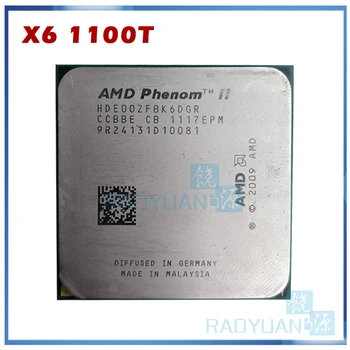 AMD Phenom X6 1100T X6-1100T 3.3 GHz Six-Core CPU Procesorius HDE00ZFBK6DGR 125W Socket AM3 938pin