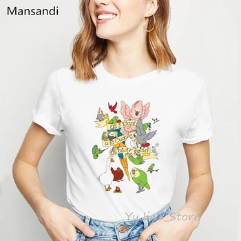 Anatomija Cockatiel T-Shirt grafikos tees moterų drabužiai 2019 juokinga t shirts femme Aukštos Kokybės harajuku marškinėliai streetwear viršūnės