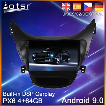 Android 10.0 Automobilio radijo Grotuvas GPS Navigacija Hyundai Elantra 5 2010-2013 Auto Stereo 2din Multimedijos Vaizdo Grotuvas HeadUnit