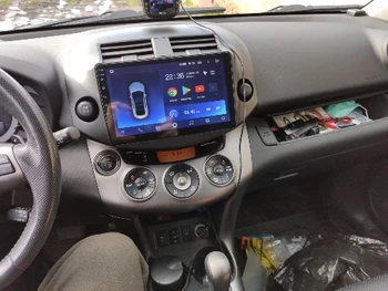 Android 10.0 GPS Navigacija, Radijas, DVD Grotuvas, Toyota RAV4 2005-2013 Vaizdo Grotuvas Stereo Headuint nemokamai Pastatytas Carplay dsp
