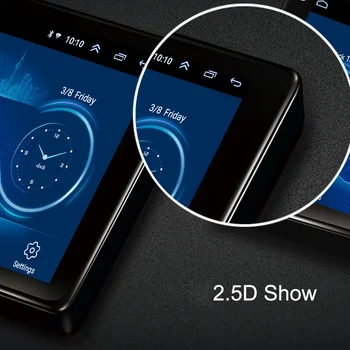 Android 8.1 2.5 D Grūdintas HD Touchscreen 9 colių Radijas Hyundai i20-2018 su 