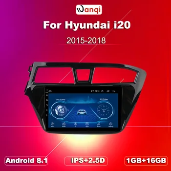 Android 8.1 2.5 D Grūdintas HD Touchscreen 9 colių Radijas Hyundai i20-2018 su 