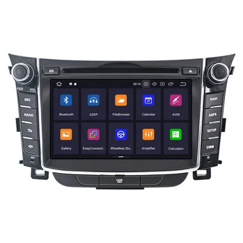 Android10.0 4G+64GB Automobilių GPS DVD Grotuvas, Multimedia Radijas Hyundai I30 Elantra GT 2012-2016 automobilių GPS Navigacijos vedio žaidėjas dsp