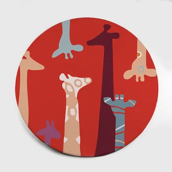 Animacinių Filmų Gyvūnų Kilimas Padengia Katė Debesis Žirafos Kūdikių Kilimėliai Kambarį Turas Vaikų Žaidimo Kilimėlių Šiuolaikinės Šiaurės Šalių Vaikų Kambario Darželio