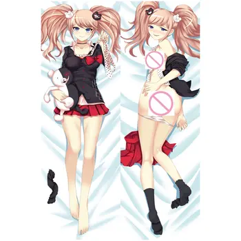 Anime Danganronpa pagalvių užvalkalus Dakimakura atveju Cool berniukas Seksualus Nanami ChiaKi 3D dvipusis Patalynės Kūno Hugging užvalkalas DM01