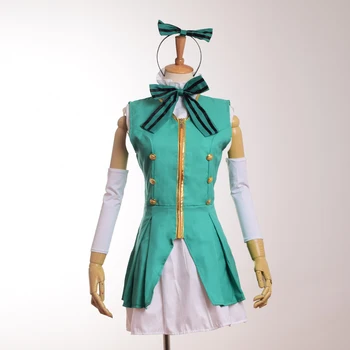 Anime Green Love Live Kotori Cosplay Uniformas Pradėti Brūkšnys Lolita Minami Kotori Teatro Kostiumų Komplektus Suknelė