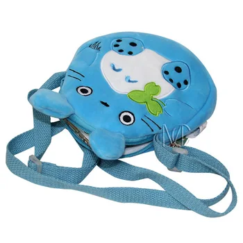 Anime Mano Kaimynas Totoro Mini Pliušinis Crossbody Mobilųjį Telefoną Krepšys Mažų Aslant Pečių Maišą: Mėlyna Spalva (PHBG_3)